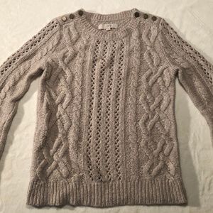 Loft Button Sweater